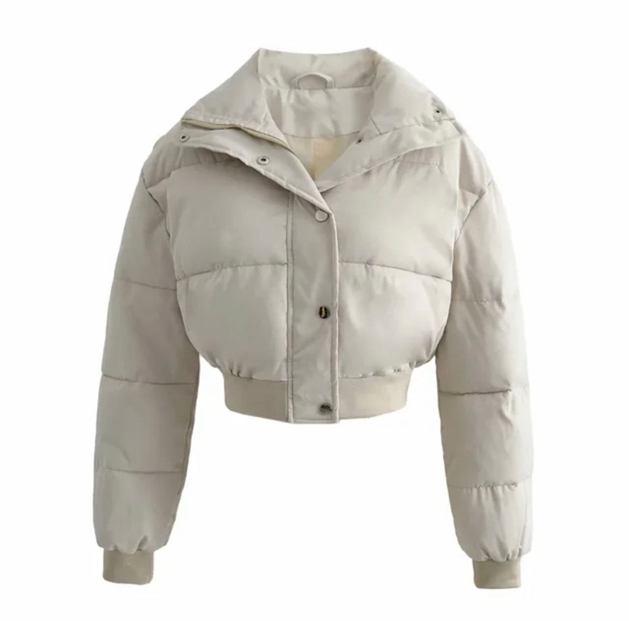Cropped Puffer Jacket – Wicki's Wear